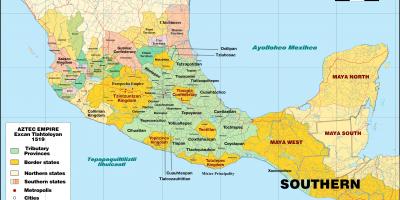 Теночтитлан Мексико ситију мапи