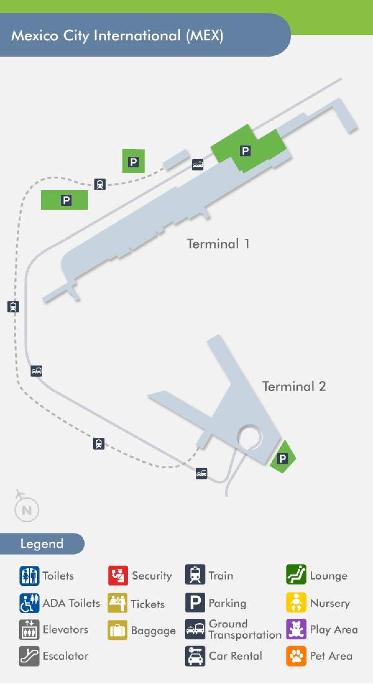 Мексико сити, терминала аеродрома мапи