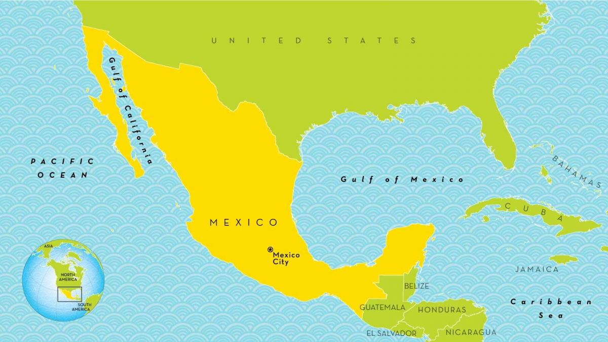 карта Мексико ситију