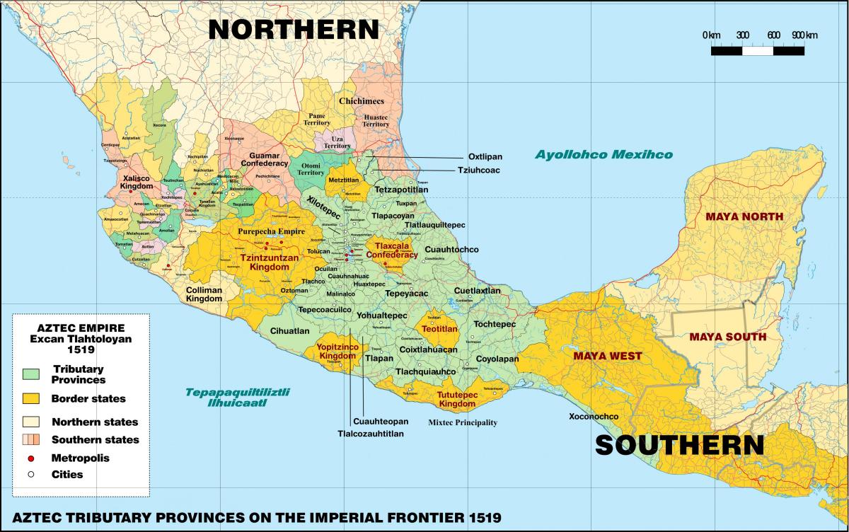 Теночтитлан Мексико ситију мапи