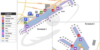 Бенито јуарез ће међународног аеродрома мапи