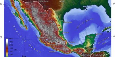 Мексико сити топографске карте